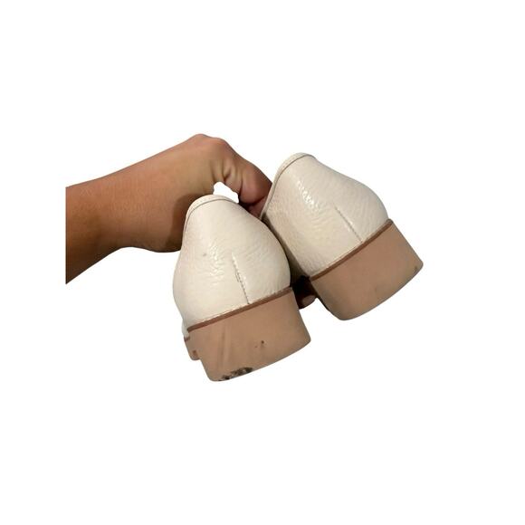 Vionic Emalyn Tumbled Leather Slip-On Loafers Cream Slip on Comfort Casual 7.5 - Picture 8 of 8